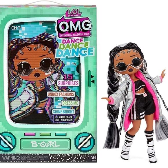 NIB L.O.L OMG "B-Gurl" Dance Dance Dance Doll - Picture 1 of 7